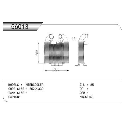 适用于INTERCOOLER INTERCOOLER