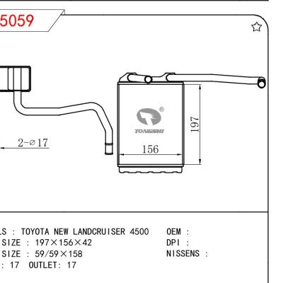 适用于TOYOTA TOYOTA NEW LANDCRUISER 4500
