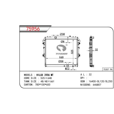 适用于TOYOTA HILUX 2006 MT OEM:16400-0L120/0L250