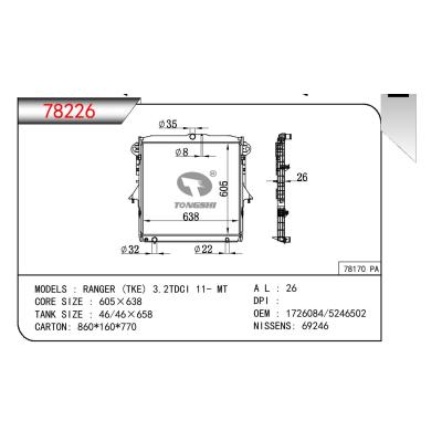 适用于FORD RANGER(TKE)3.2TDCI OEM:1726084/5246502