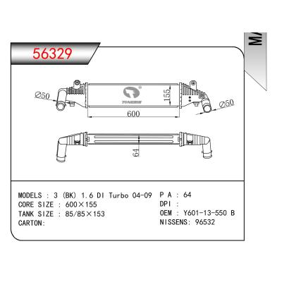 适用于MAZDA 3 (BK) 1.6 DI TURBO OEM:Y601-13-550 B/Y60113550B